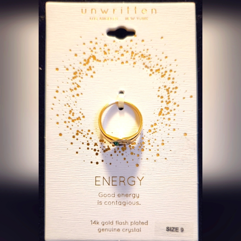 Unwritten ENERGY ring size 9